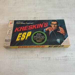 Rare, Vintage 1967 Milton Bradley Kreskin's ESP Game